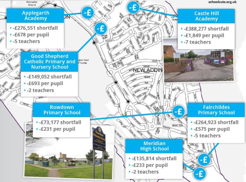 School cuts in New Addington